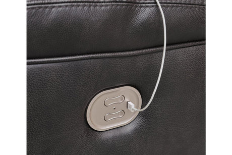 Mountainous Eclipse Power Reclining Sofa and Loveseat by Ashley at Eve Furniture