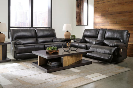 Mountainous Eclipse Power Reclining Sofa and Loveseat by Ashley at Eve Furniture