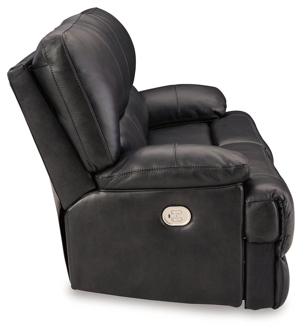 Mountainous Eclipse Power Reclining Sofa by Ashley at Eve Furniture