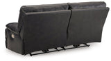 Mountainous Eclipse Power Reclining Sofa by Ashley at Eve Furniture