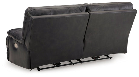 Mountainous Eclipse Power Reclining Sofa by Ashley at Eve Furniture