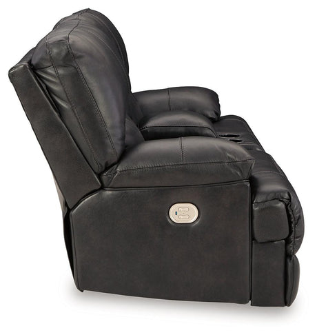 Mountainous Eclipse Power Reclining Loveseat by Ashley at Eve Furniture