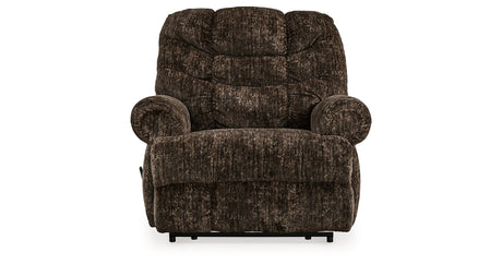 Movie Man Chocolate Recliner by Ashley at Eve Furniture
