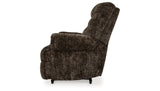 Movie Man Chocolate Recliner by Ashley at Eve Furniture