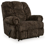 Movie Man Chocolate Recliner by Ashley at Eve Furniture