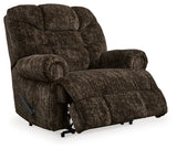 Movie Man Chocolate Recliner by Ashley at Eve Furniture