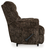 Movie Man Chocolate Recliner by Ashley at Eve Furniture