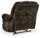 Movie Man Chocolate Recliner by Ashley at Eve Furniture