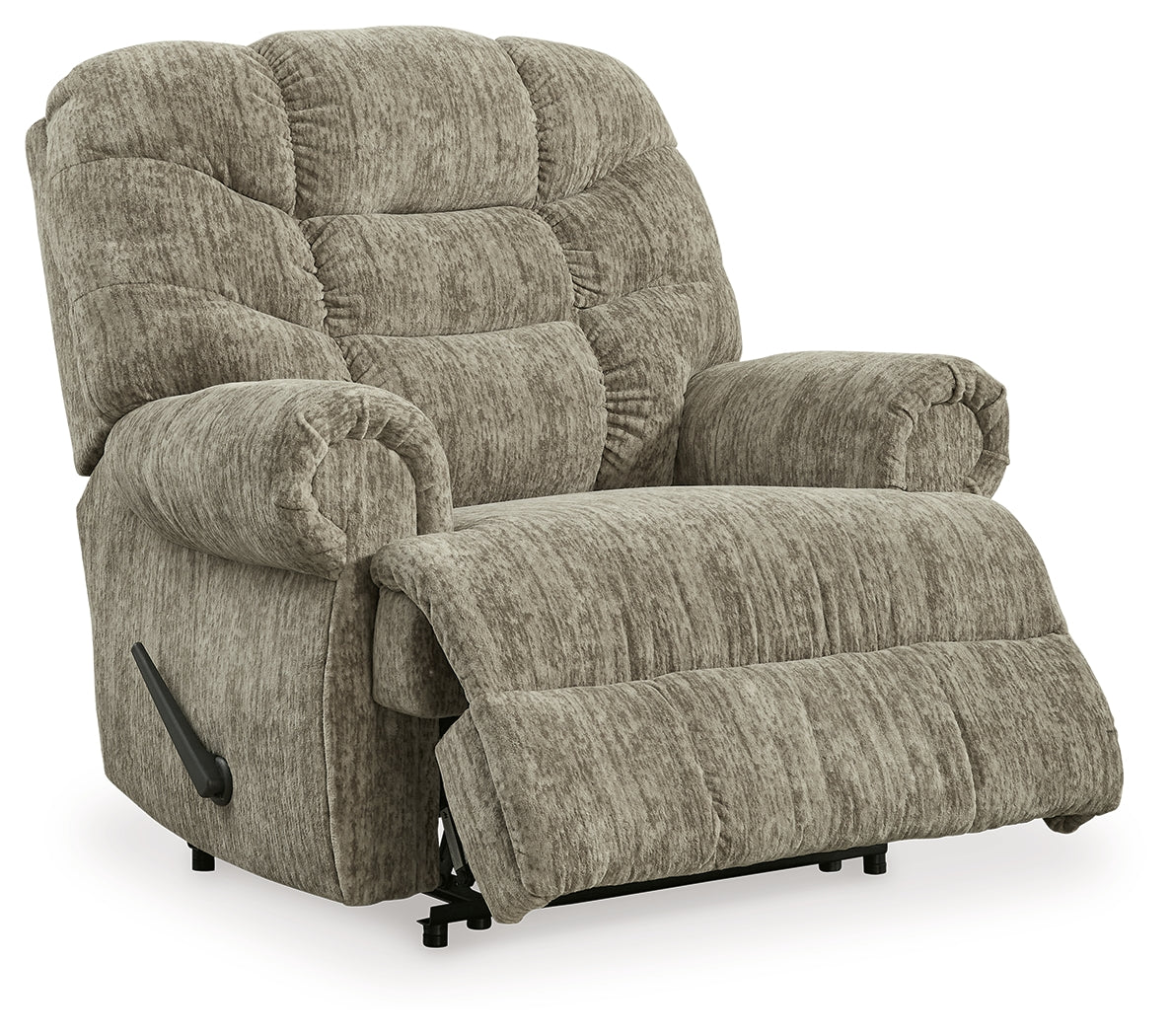 Movie Man Taupe Recliner by Ashley at Eve Furniture
