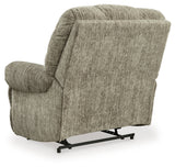 Movie Man Taupe Recliner by Ashley at Eve Furniture