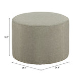 Moxy Green Outdoor Ottoman by Zuomod at Eve Furniture