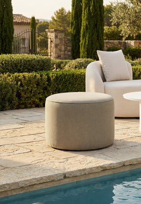 Moxy Green Outdoor Ottoman by Zuomod at Eve Furniture