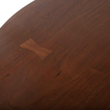 Mozambique 48" Round Dining Table in Walnut and Antique Zinc by Home Trends & Design at Eve Furniture