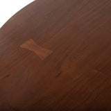 Mozambique 48" Round Dining Table in Walnut and Antique Zinc by Home Trends & Design at Eve Furniture