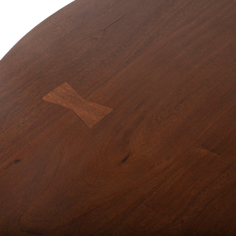 Mozambique 48" Round Dining Table in Walnut and Antique Zinc by Home Trends & Design at Eve Furniture