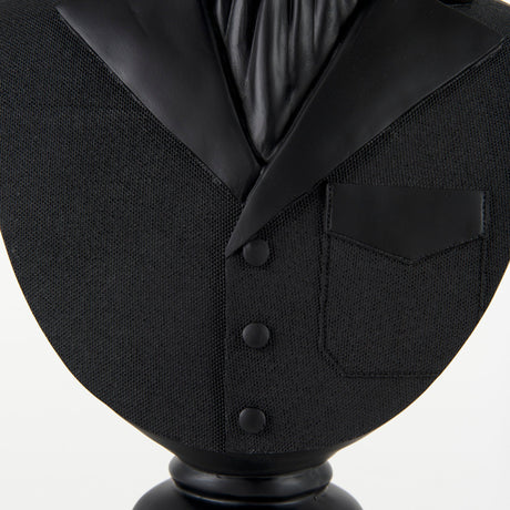 Mozart Black Painted Resin Deer Bust by Mercana at Eve Furniture