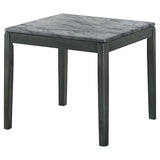 Mozzi Gray 2-Piece Faux Marble Coffee and End Table Set by Coaster at Eve Furniture