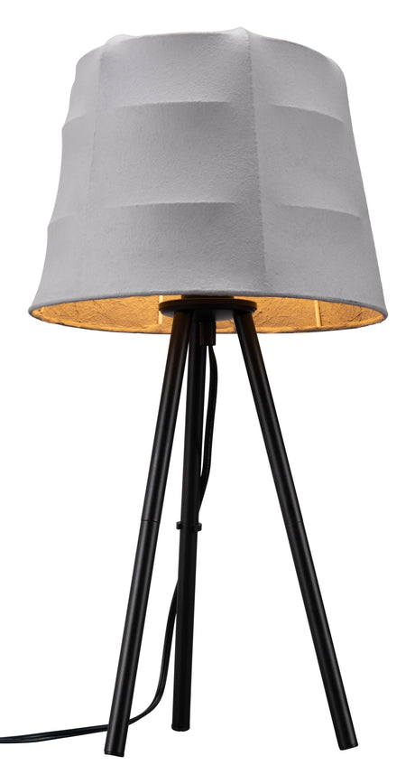 Mozzi Gray & Black Table Lamp by Zuomod at Eve Furniture