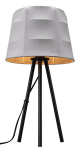 Mozzi Gray & Black Table Lamp by Zuomod at Eve Furniture