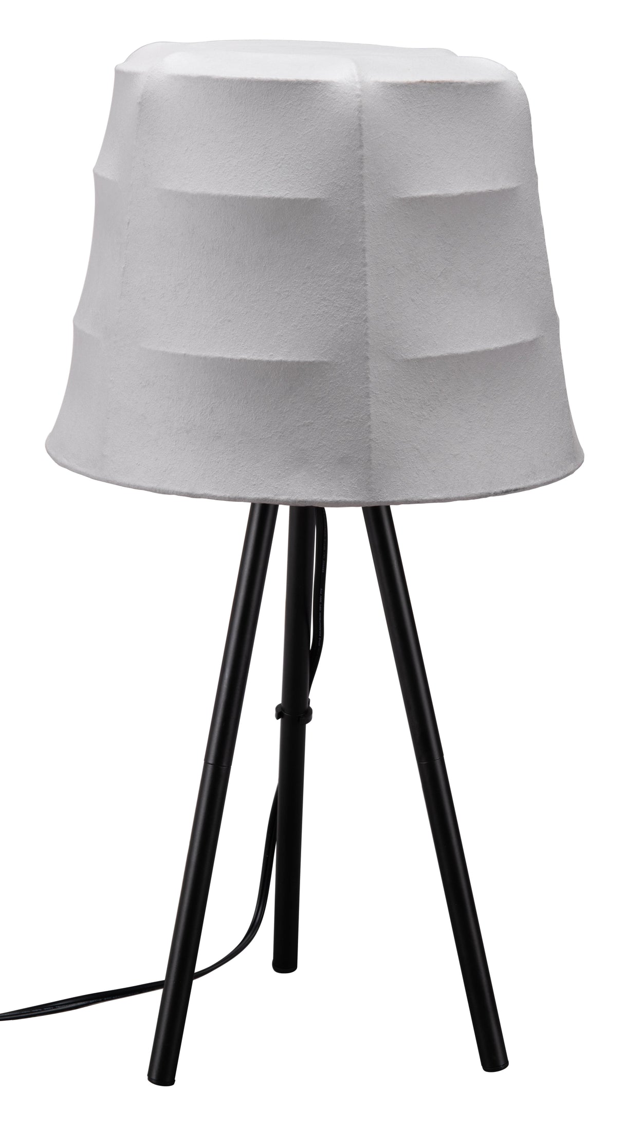 Mozzi Gray & Black Table Lamp by Zuomod at Eve Furniture