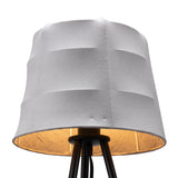 Mozzi Gray & Black Table Lamp by Zuomod at Eve Furniture