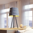 Mozzi Gray & Black Table Lamp by Zuomod at Eve Furniture