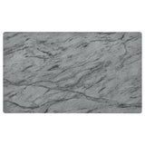 Mozzi Faux Gray Marble/Black Rectangular Coffee Table