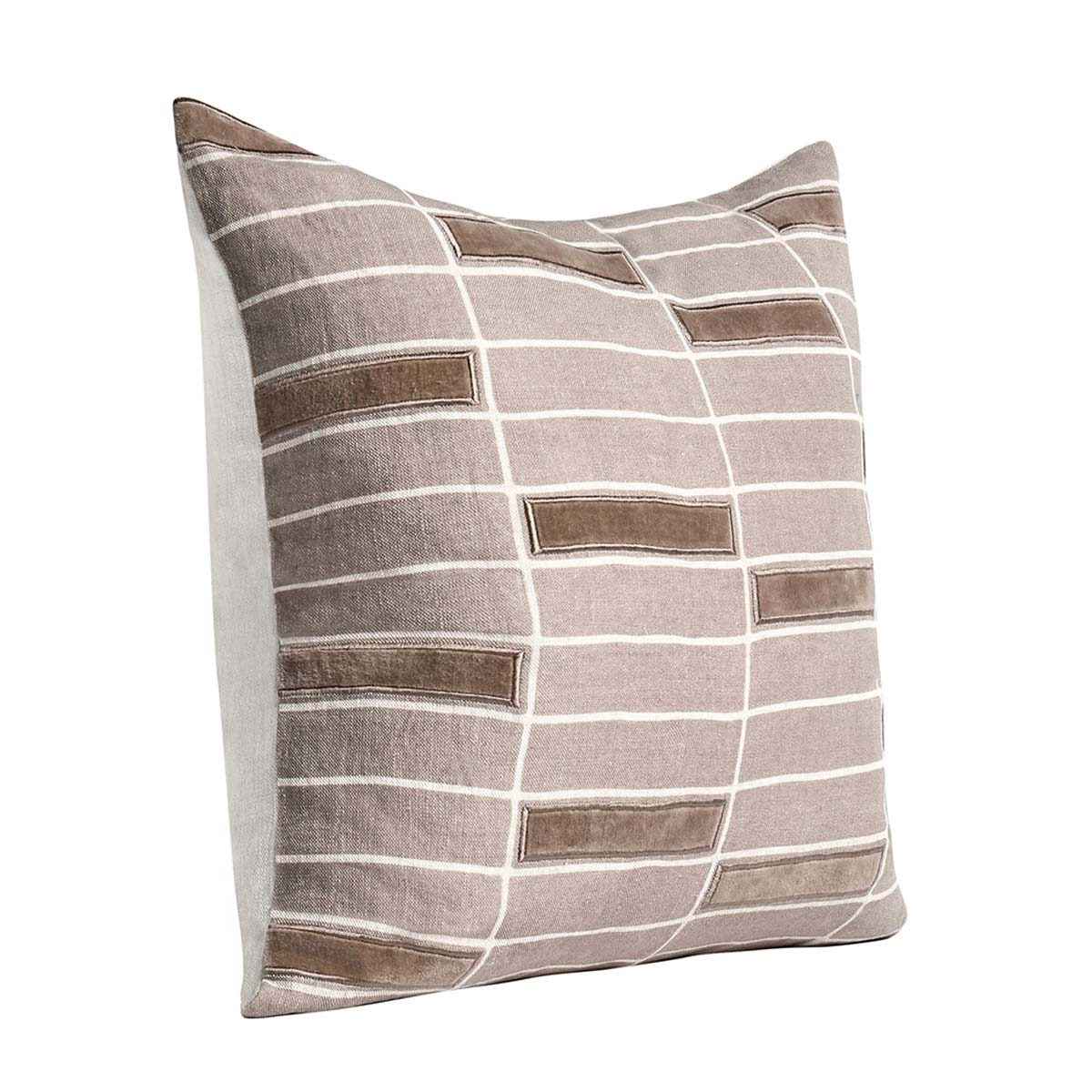 MP Breccia Taupe 22x22 Throw Pillow (Set of 2) by Classic Home at Eve Furniture