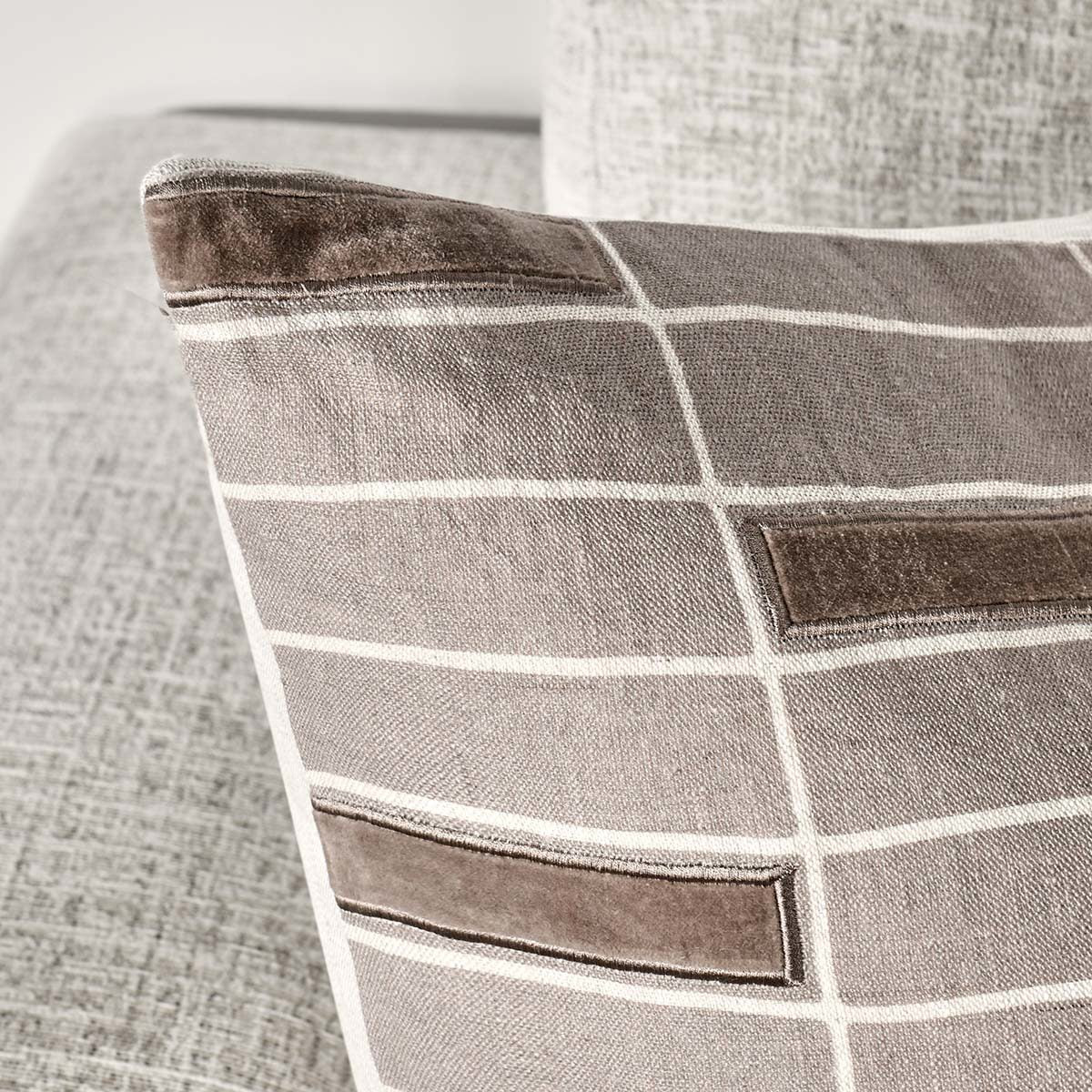 MP Breccia Taupe 22x22 Throw Pillow (Set of 2) by Classic Home at Eve Furniture