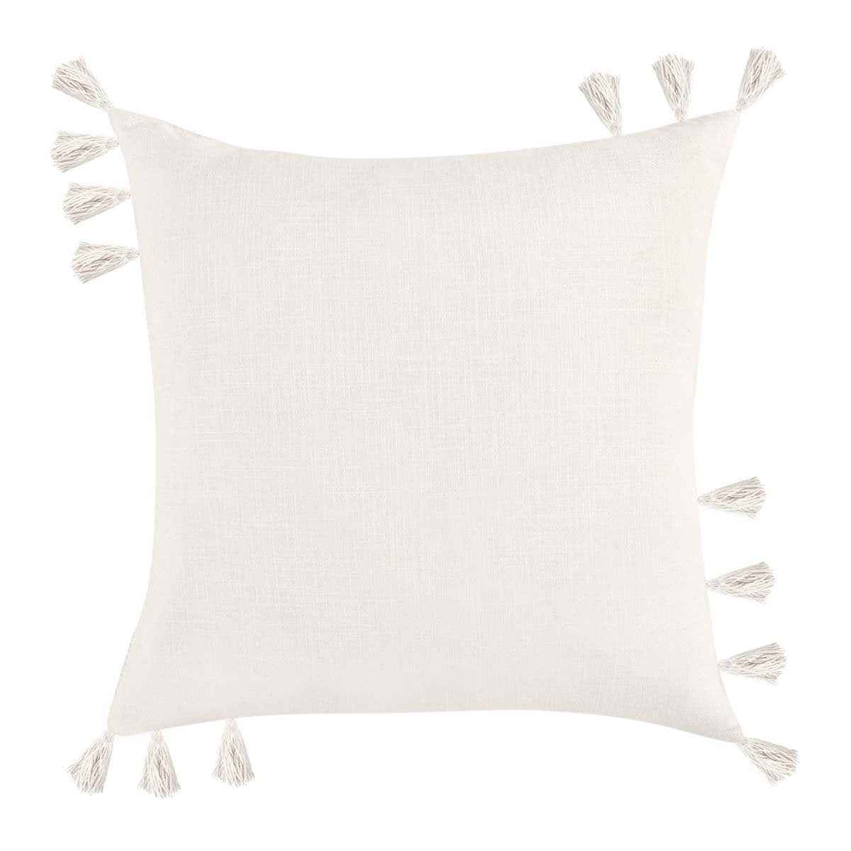 MP Packer Ivory 22x22 Throw Pillow (Set of 2) by Classic Home at Eve Furniture