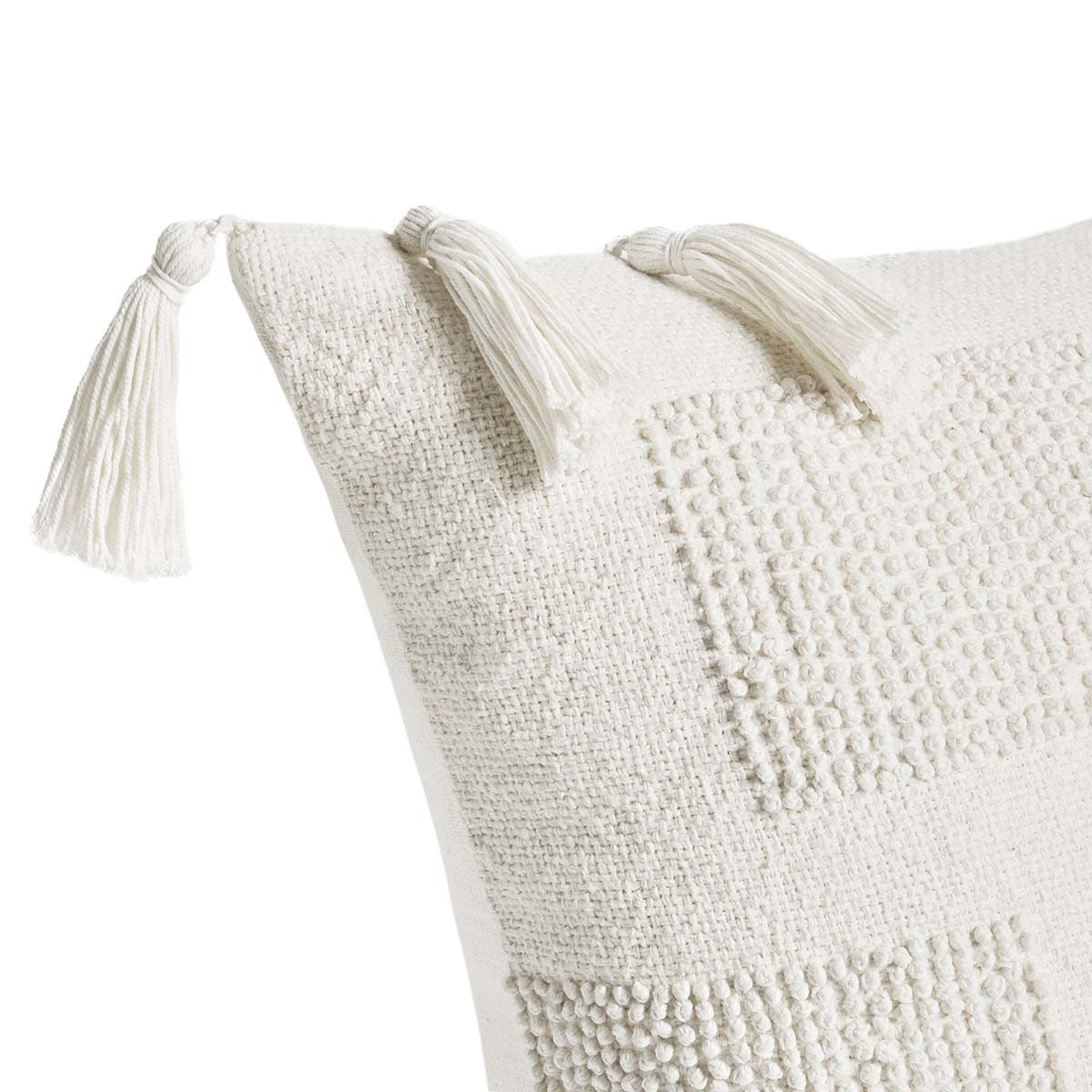 MP Packer Ivory 22x22 Throw Pillow (Set of 2) by Classic Home at Eve Furniture