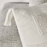MP Packer Ivory 22x22 Throw Pillow (Set of 2) by Classic Home at Eve Furniture