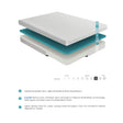 MT-G08Q 8" Queen Gel-Infused Memory Foam Mattress by Homelegance at Eve Furniture