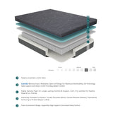 MT-H08F 8" Full Gel-Infused Memory Foam Hybrid Mattress by Homelegance at Eve Furniture
