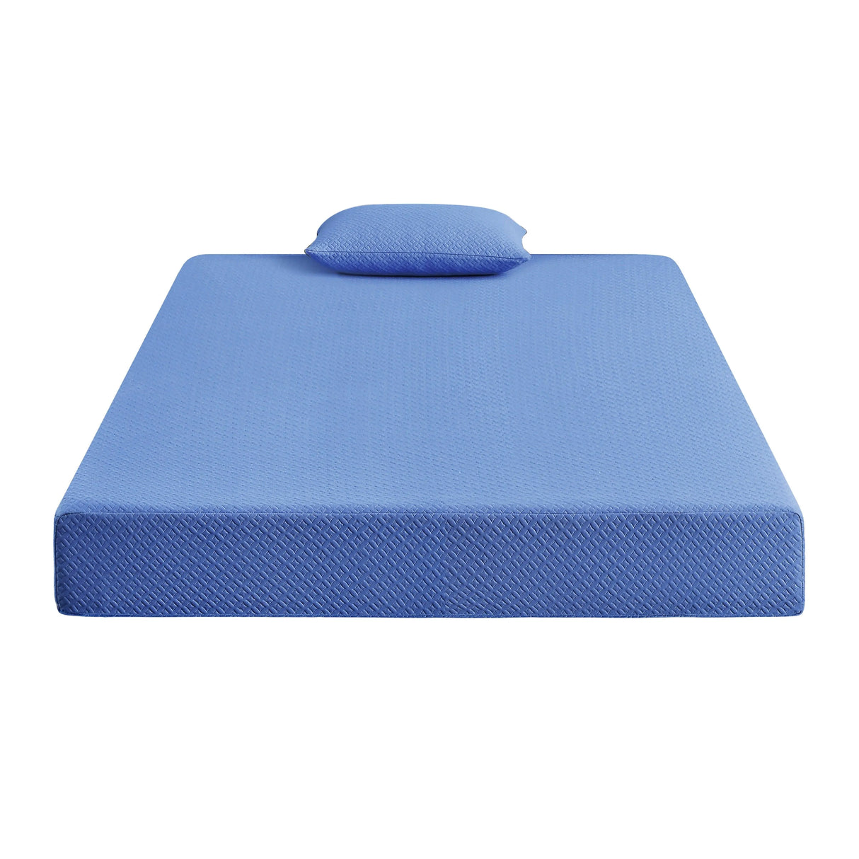MT-PG07BLF 7" Blue Full Gel-Infused Memory Foam Mattress Set by Homelegance at Eve Furniture
