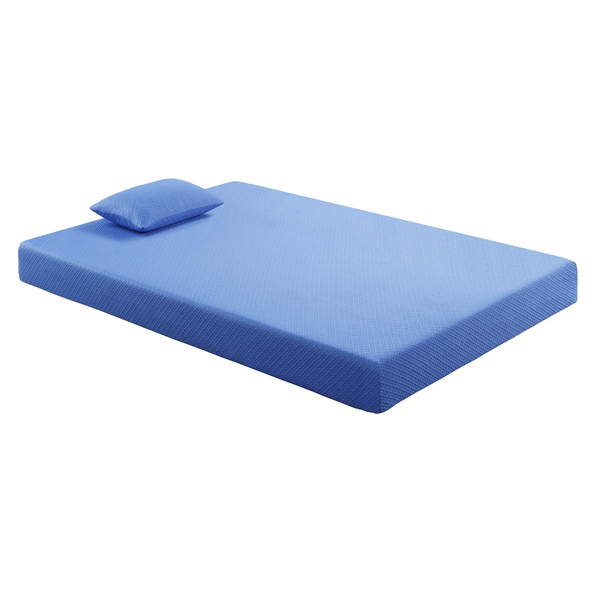 MT-PG07BLF 7" Blue Full Gel-Infused Memory Foam Mattress Set by Homelegance at Eve Furniture