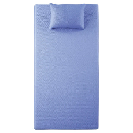 MT-PG07BLT 7" Blue Twin Gel-Infused Memory Foam Mattress Set by Homelegance at Eve Furniture