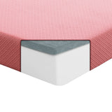 MT-PG07PKF 7" Pink Full Gel-Infused Memory Foam Mattress and Pillow Set by Homelegance at Eve Furniture