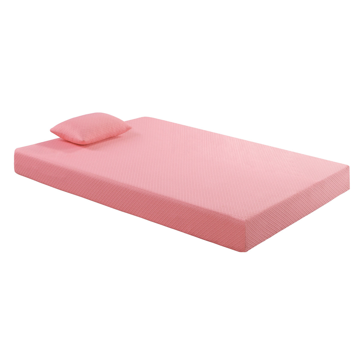 MT-PG07PKF 7" Pink Full Gel-Infused Memory Foam Mattress and Pillow Set by Homelegance at Eve Furniture