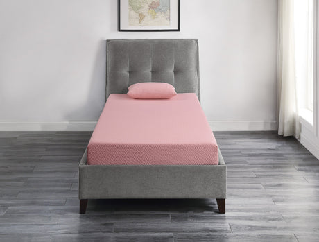 MT-PG07PKF 7" Pink Full Gel-Infused Memory Foam Mattress and Pillow Set by Homelegance at Eve Furniture