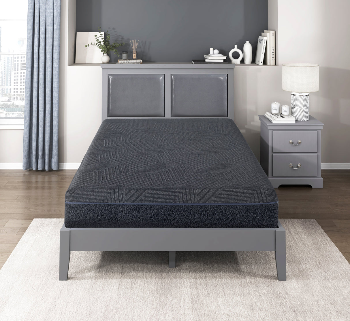 MT-UNG11F 11" Full Green Tea Gel-Infused Memory Foam Mattress by Homelegance at Eve Furniture