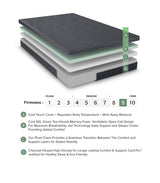 MT-UNG11Q 11" Queen Green Tea Gel-Infused Memory Foam Mattress by Homelegance at Eve Furniture