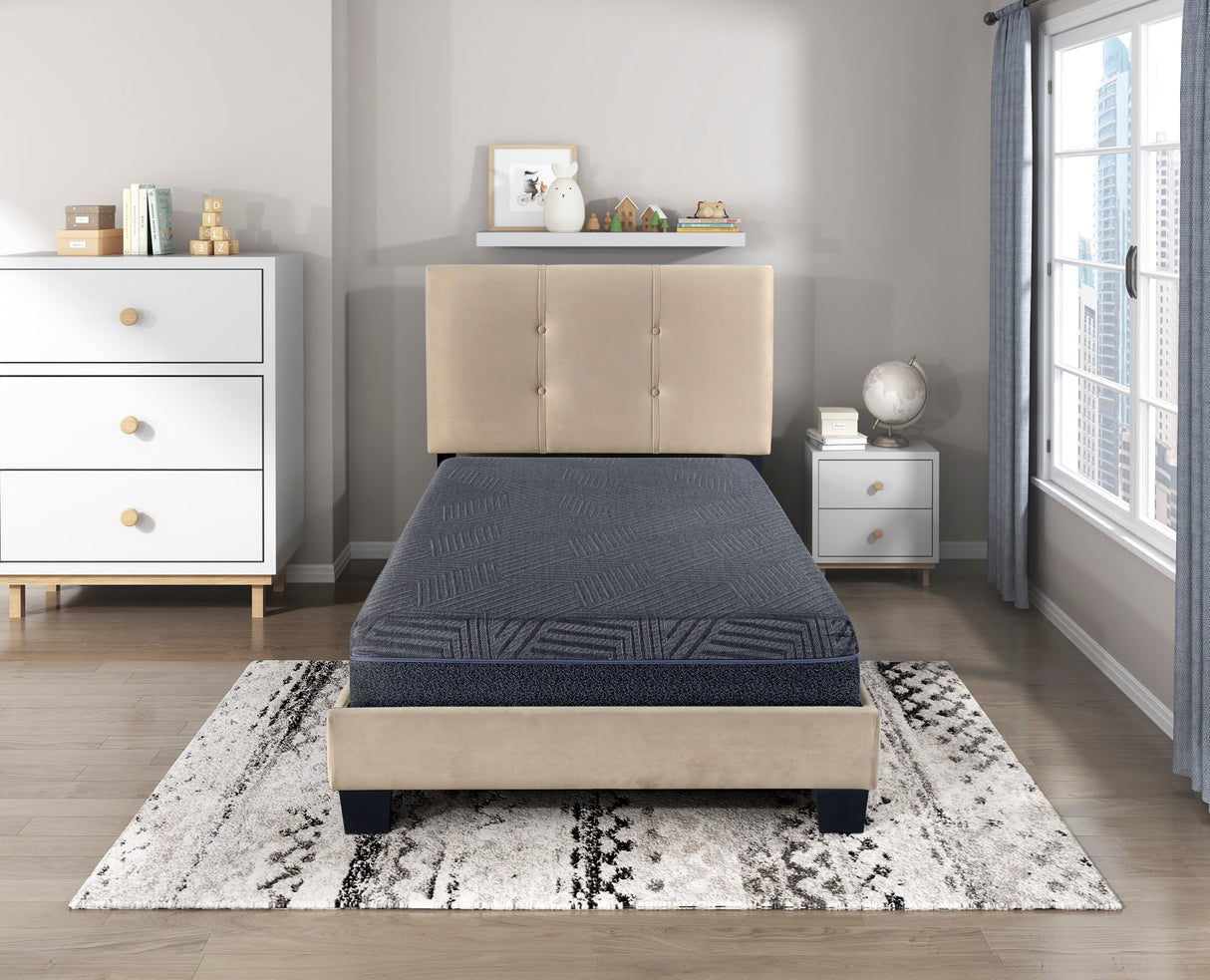 MT-UNG11T 11" Twin Green Tea Gel-Infused Memory Foam Mattress by Homelegance at Eve Furniture