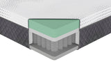 MT-UNG11T 11" Twin Green Tea Gel-Infused Memory Foam Mattress by Homelegance at Eve Furniture