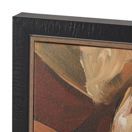 Mud Cloth Head Scarf I by Mercana Studio a Hand Embellished Textured Framed Canvas by Mercana at Eve Furniture