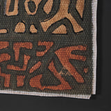 Mud Cloth Tapestry I by Mercana Studio a Hand Embellished Framed Art Print Matted under Glass by Mercana at Eve Furniture