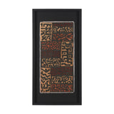 Mud Cloth Tapestry I by Mercana Studio a Hand Embellished Framed Art Print Matted under Glass by Mercana at Eve Furniture