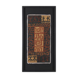 Mud Cloth Tapestry II by Mercana Studio a Hand Embellished Framed Art Print Matted under Glass by Mercana at Eve Furniture