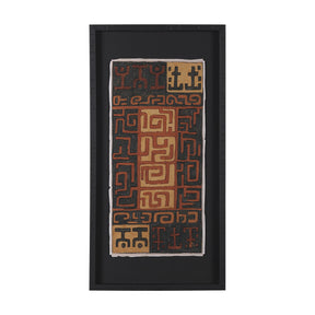 Mud Cloth Tapestry II by Mercana Studio a Hand Embellished Framed Art Print Matted under Glass by Mercana at Eve Furniture