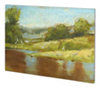 Muddy River I by Ethan Harper a Hand Embellished Textured Canvas by Mercana at Eve Furniture
